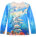 Dolphin Long-Sleeve Performance Shirt - Blue