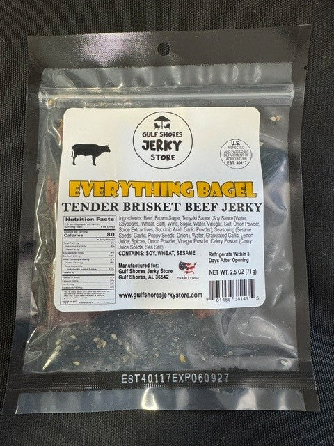 Everything Bagel Tender Beef Brisket Jerky