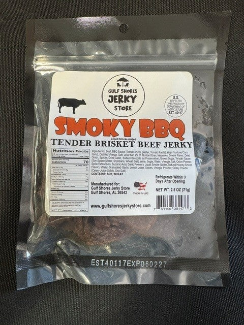 Smoky BBQ Tender Beef Brisket Jerky
