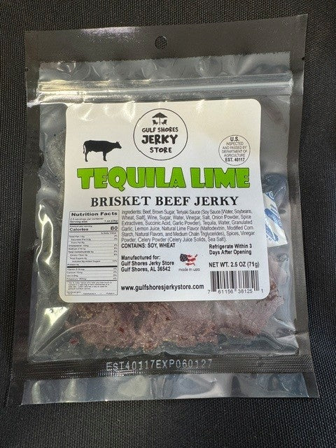 Tequila Lime Tender Beef Brisket Jerky