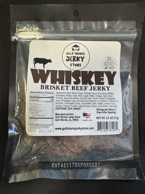 Whiskey Tender Beef Brisket Jerky