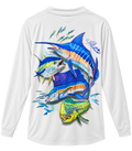 Sportfish Long-Sleeve Performance Shirt - White