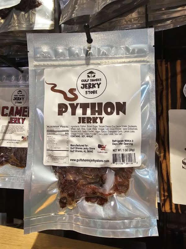 Exotic Python Jerky