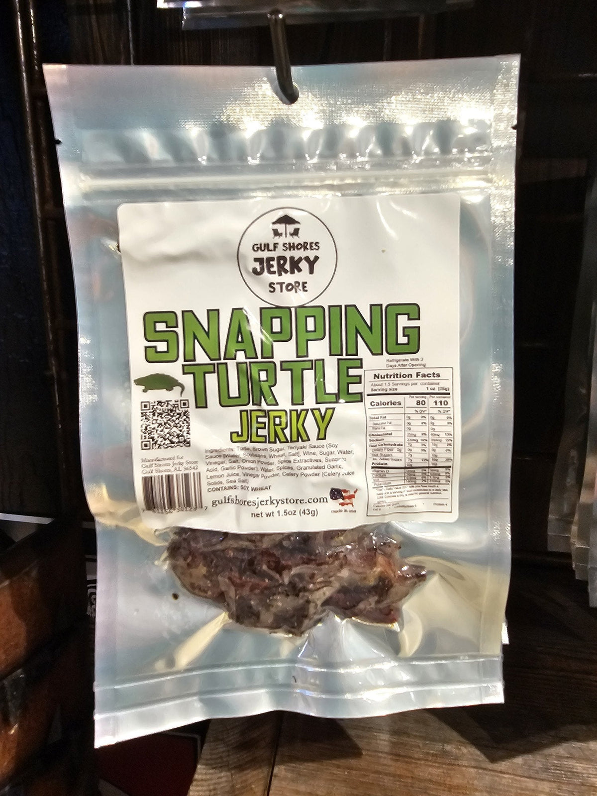 Exotic Snapping Turtle Jerky