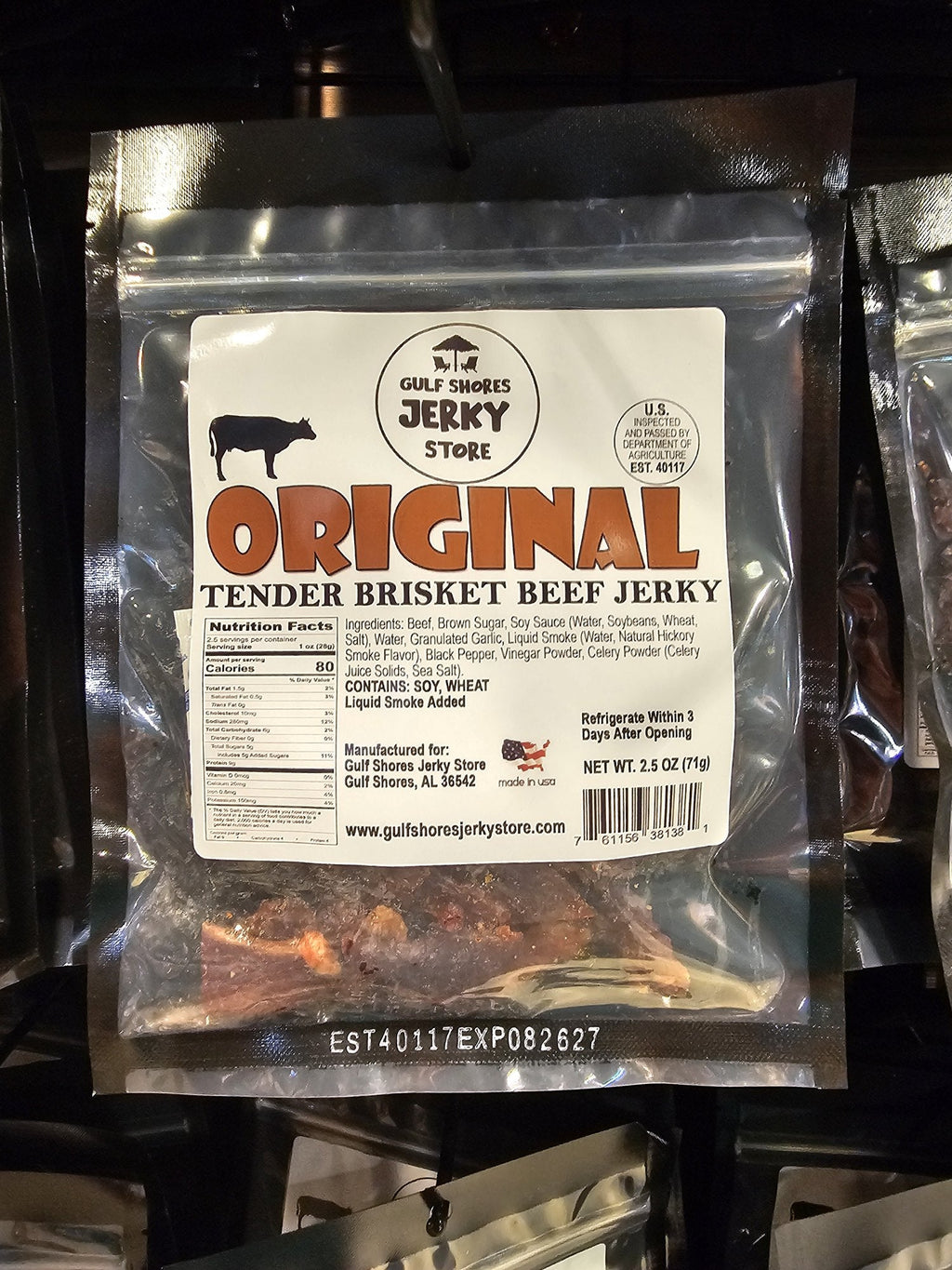 Original Tender Beef Brisket Jerky
