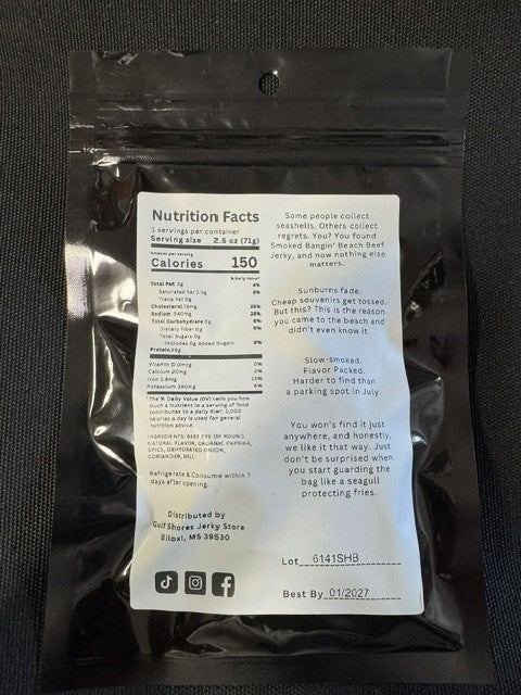 Bangin Beach Smoked Steak 2.5 OZ
