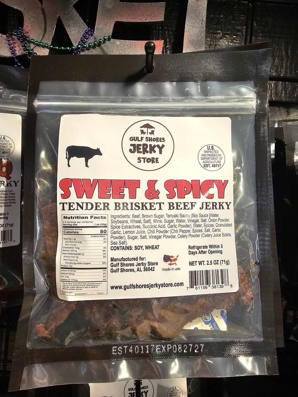 Sweet and Spicy Tender Beef Brisket Jerky